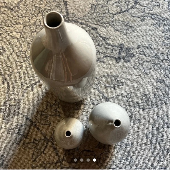 West Elm Ceramic Vase Set - Picture 3 of 4